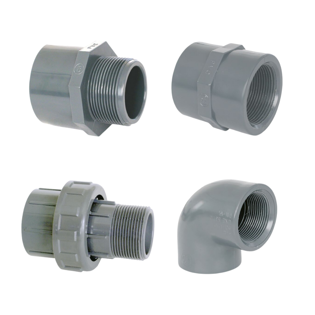 Badra Mixed U-PVC Fittings Image Badra Mixed U-PVC Fittings Image