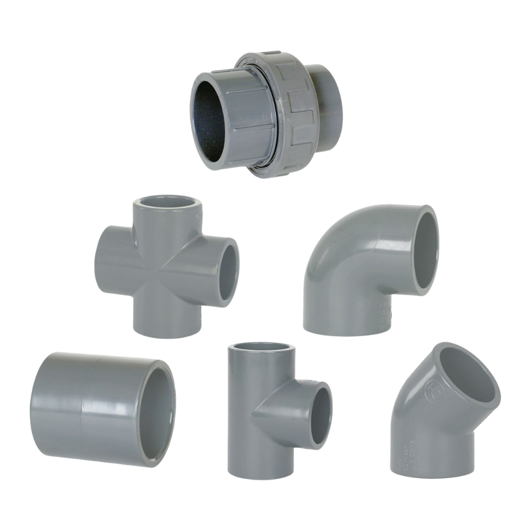 Badra Solvent U-PVC Fittings Image Badra Solvent U-PVC Fittings Image