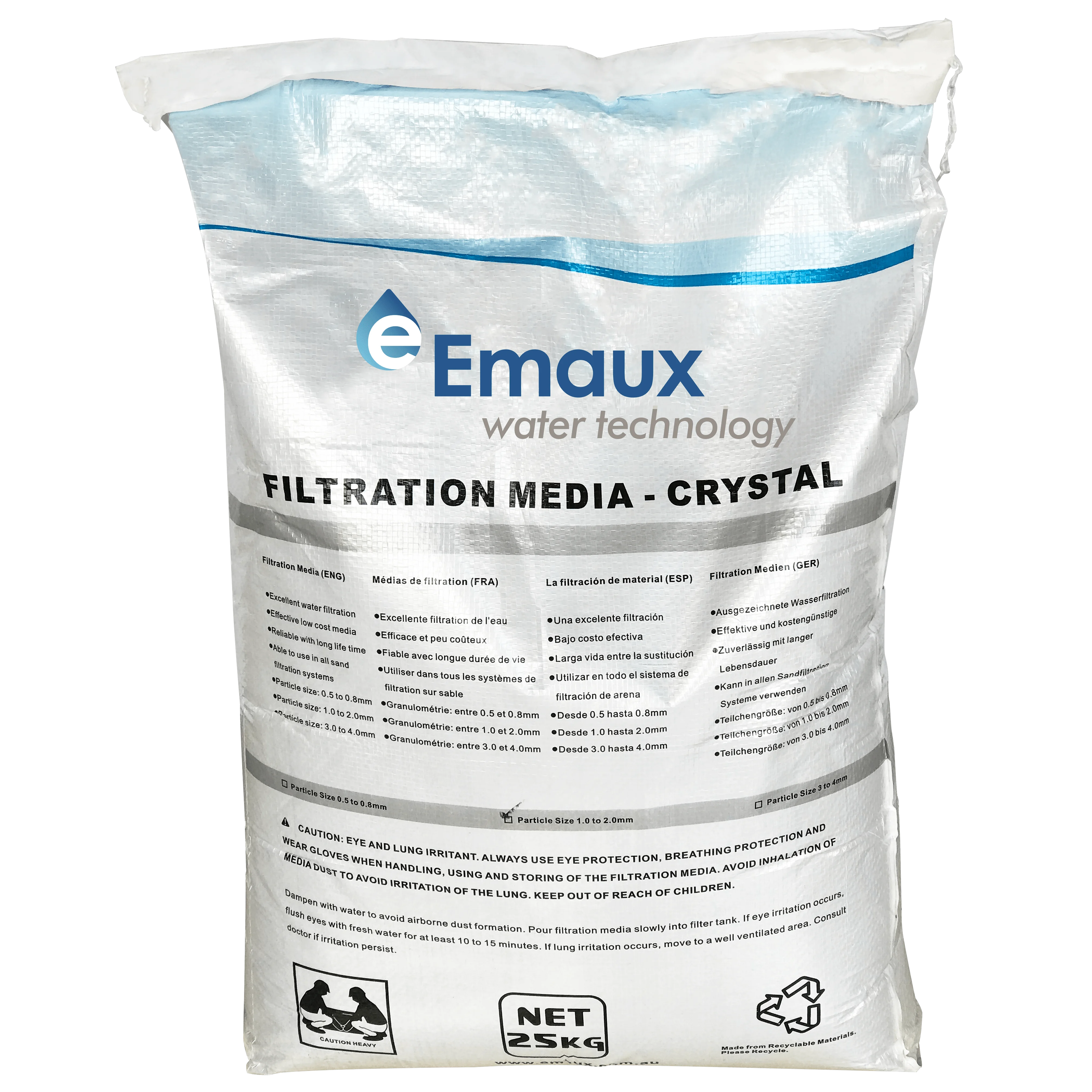 Emaux Glass Filteration Media Bag
