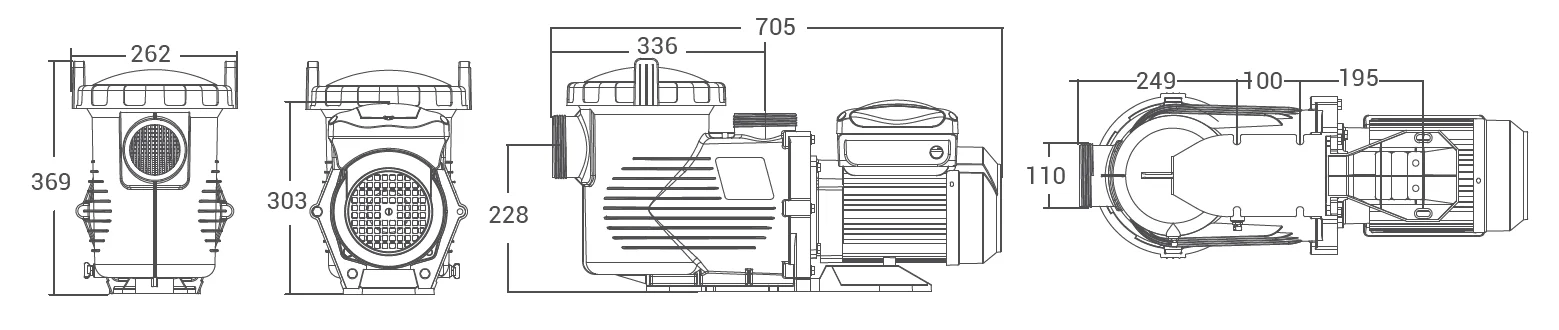 EPV Pump Dimensions Image