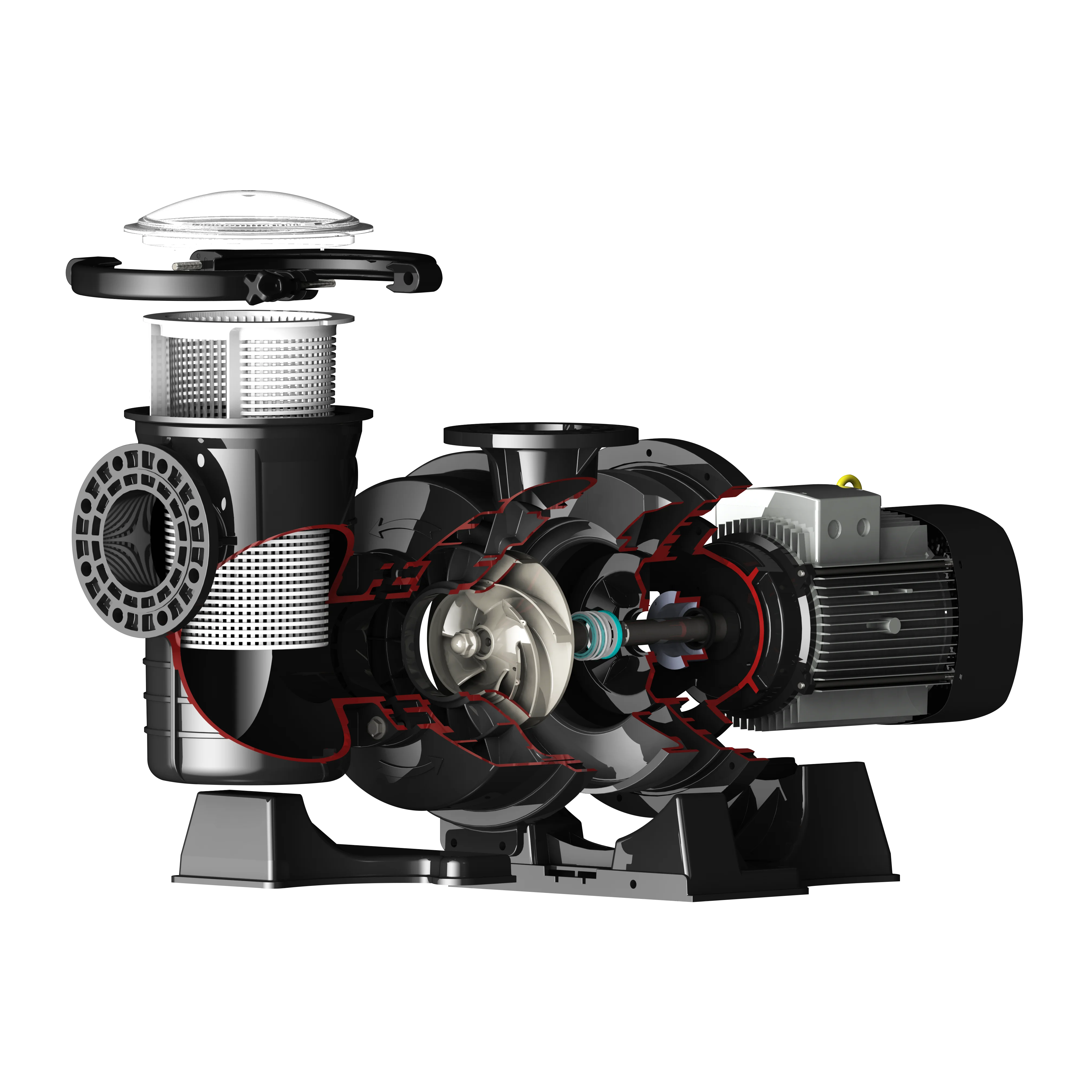 Emaux Hydrau Power Pump Exploded