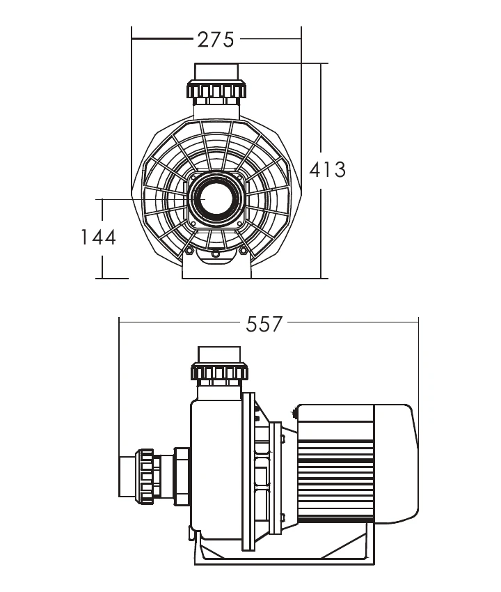 SR Pump Dimensions Image