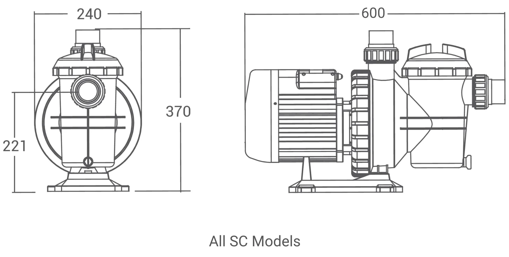 SC Pump Dimensions Image